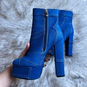 Azalea Wang Denim boots
